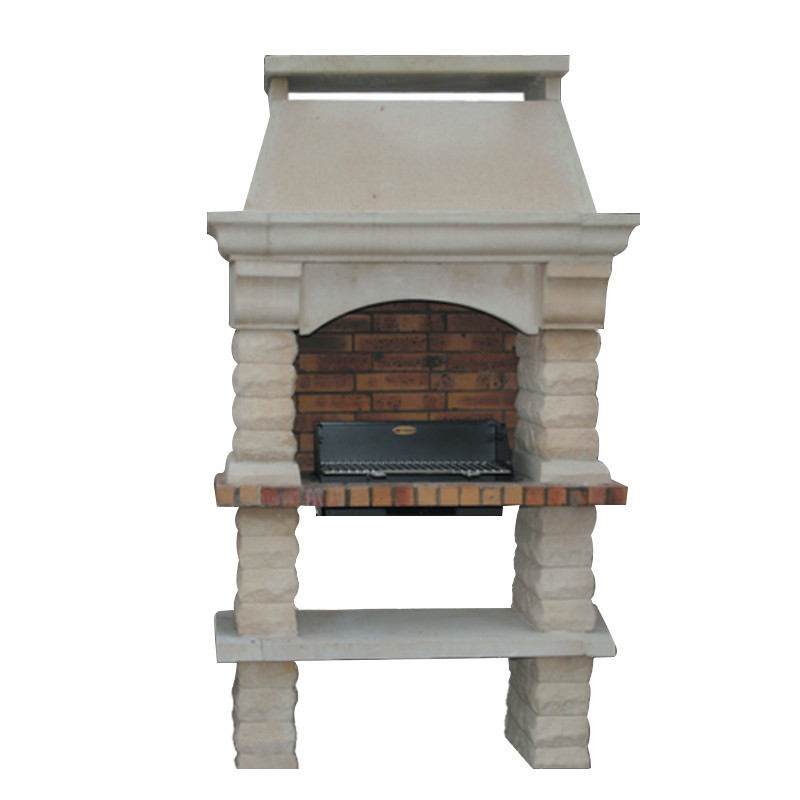 Barbecue Rustico H Cm Bianco Hairie Grandon