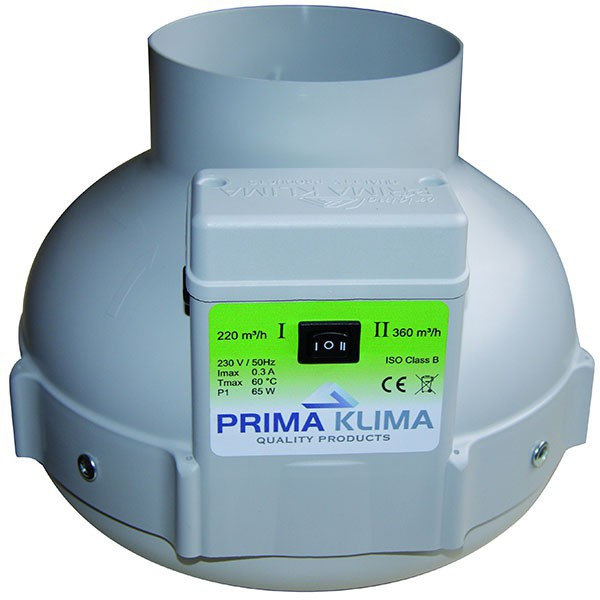 Extractor Prima Klima - WHSP 125mm - 2 Velocidad - 360