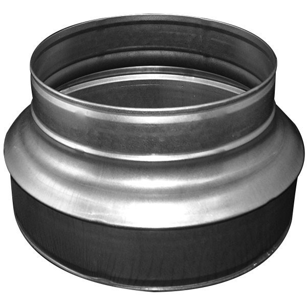 Aluminium buis verloopstuk 150 - 100 mm