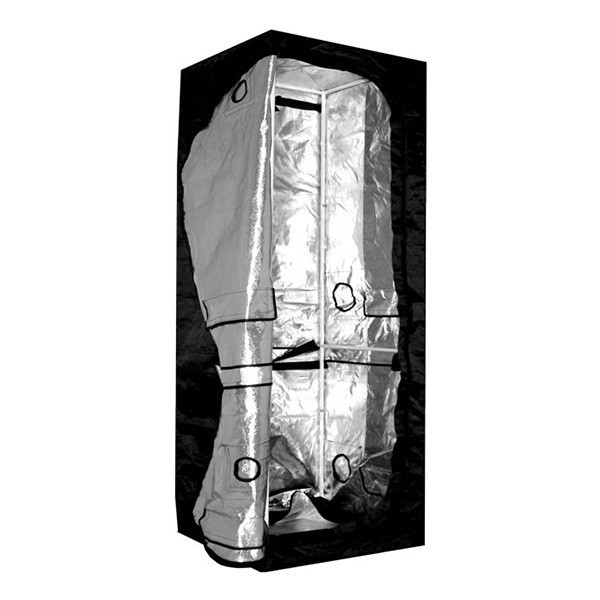 anbauraum Dual Grow-Tent Silver 90 X 60 X 200 cm (0,64 M²) ,Anbauschrank