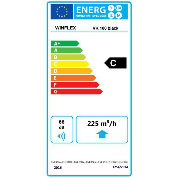 Estrattore d'aria Winflex VK 100 mm 250 m3/h