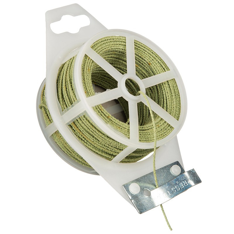 METAL HORTICULTURAL SUPPORT WIRE IN ROUGH PLASTIC - 50M