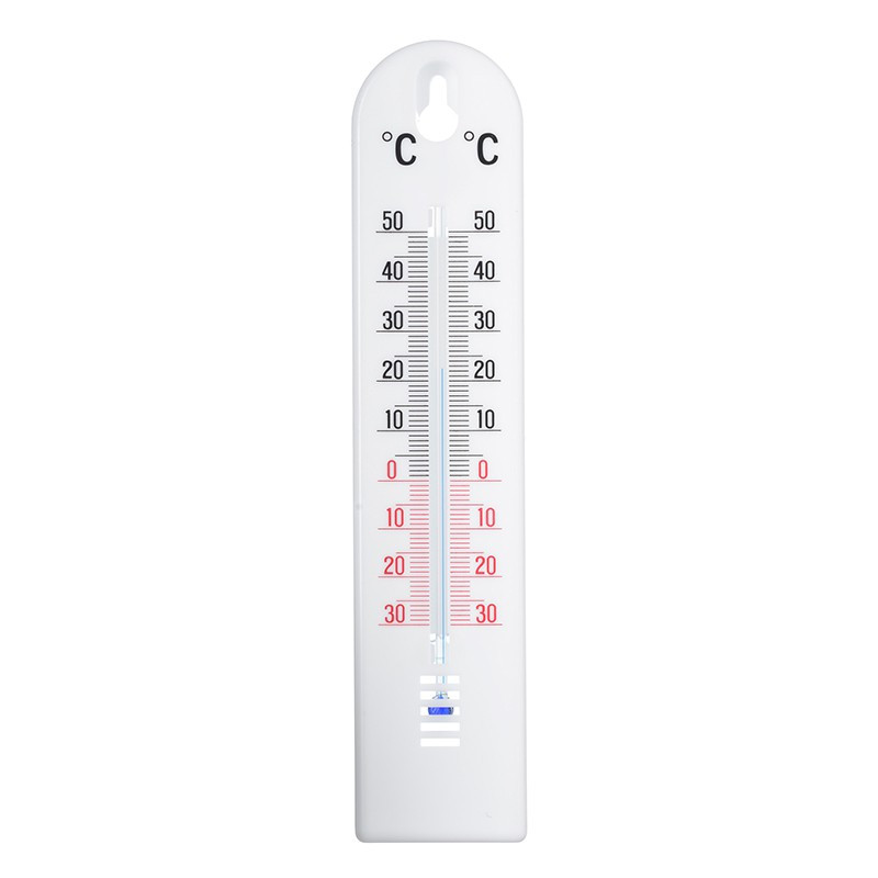 KELVIN THERMOMETER 2 PLASTIC WALL-MOUNTED OUTDOOR WHITE H20X4.5X0.6CM