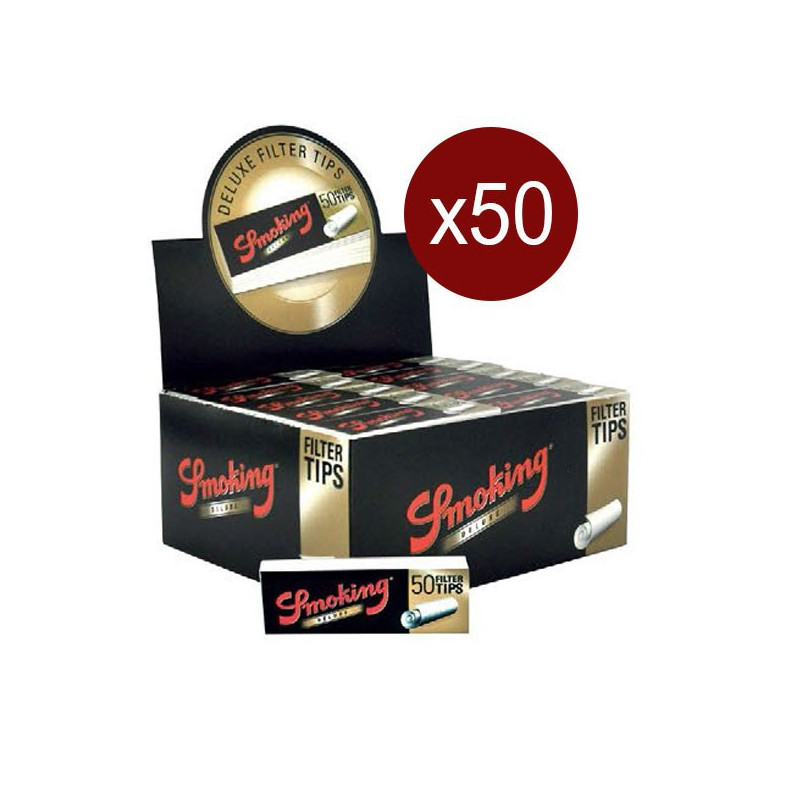Smoking Bte De 50 Carnets De Filtres Carton Perfores (50F/Carnet)