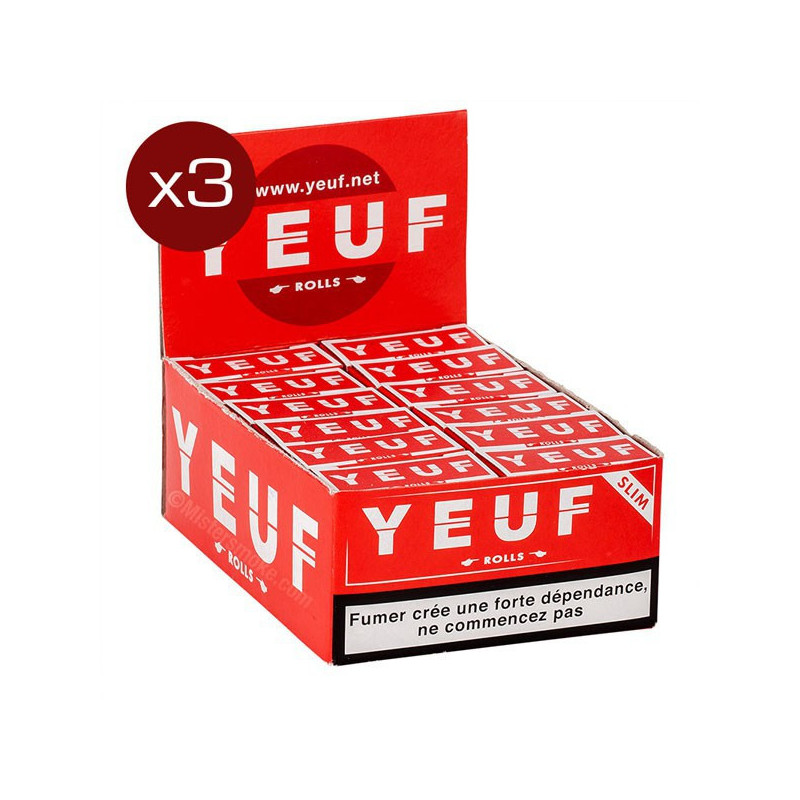 Sachet de 100 filtres Toncar pré roulés - Non blanchis - Yeuf