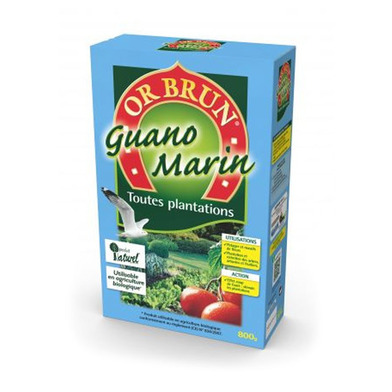 Dünger - Guano 800g - - Or brun