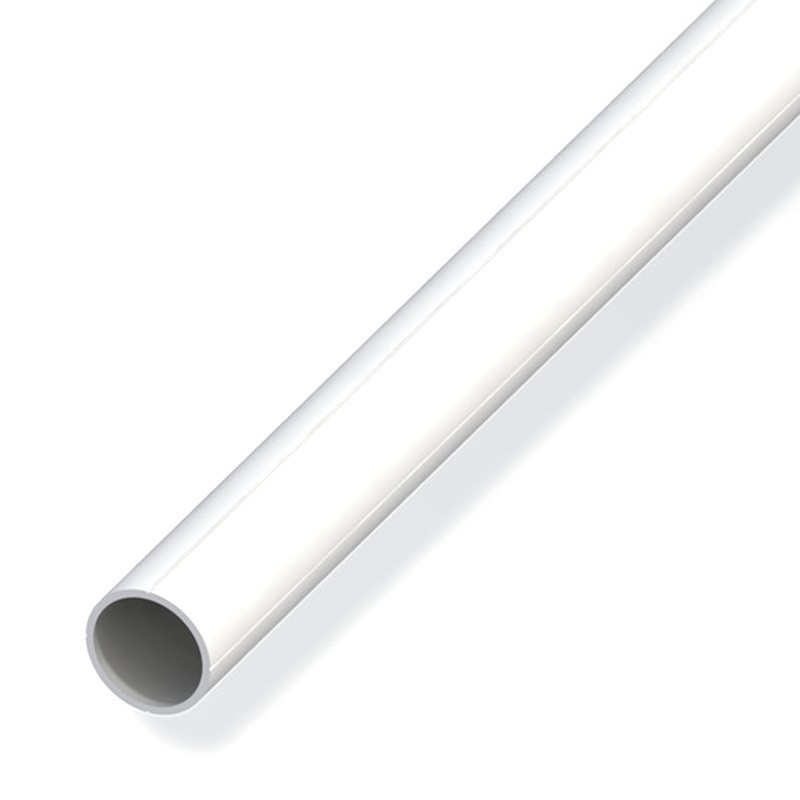 TUBE ROND DE 2.5M 15.5MM POUR M12 PVC BLC