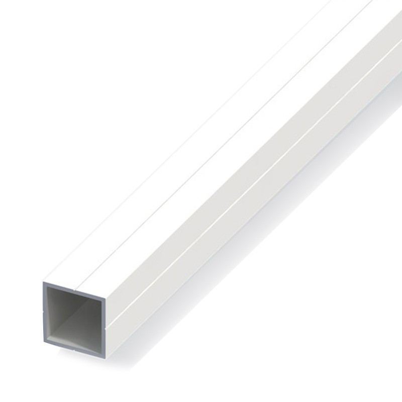 BUIS 0,3M VIERKANT 23,5 VOOR M20 PVC WIT