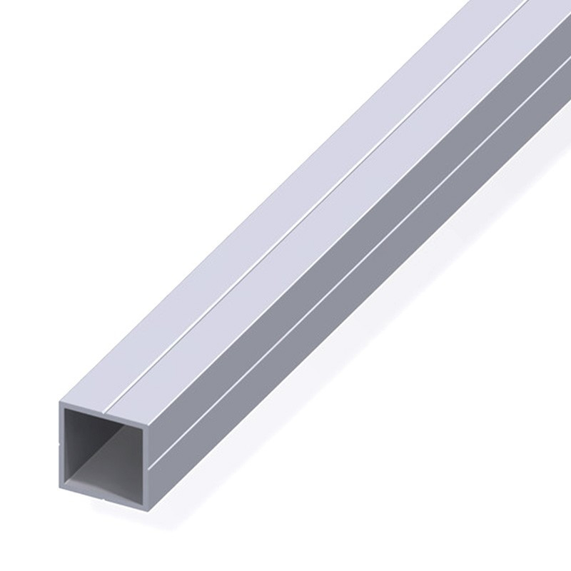 2,5M 23,5 VIERKANTE BUIS VOOR M20 RUW ALUMINIUM