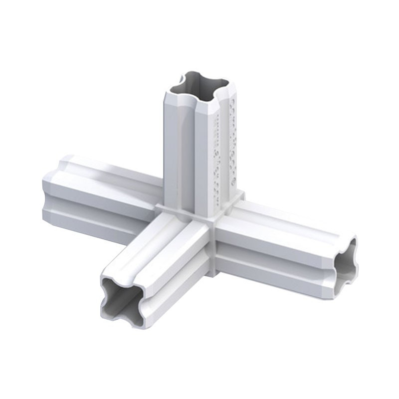 90° JUNCTION CONNECTOR WHITE 4 FERRULES