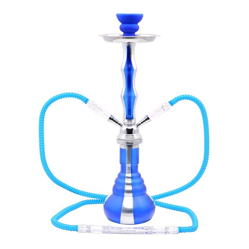 ATOMIC WATER PIPE 45 CM 2 TUBES BLUE/SILVER