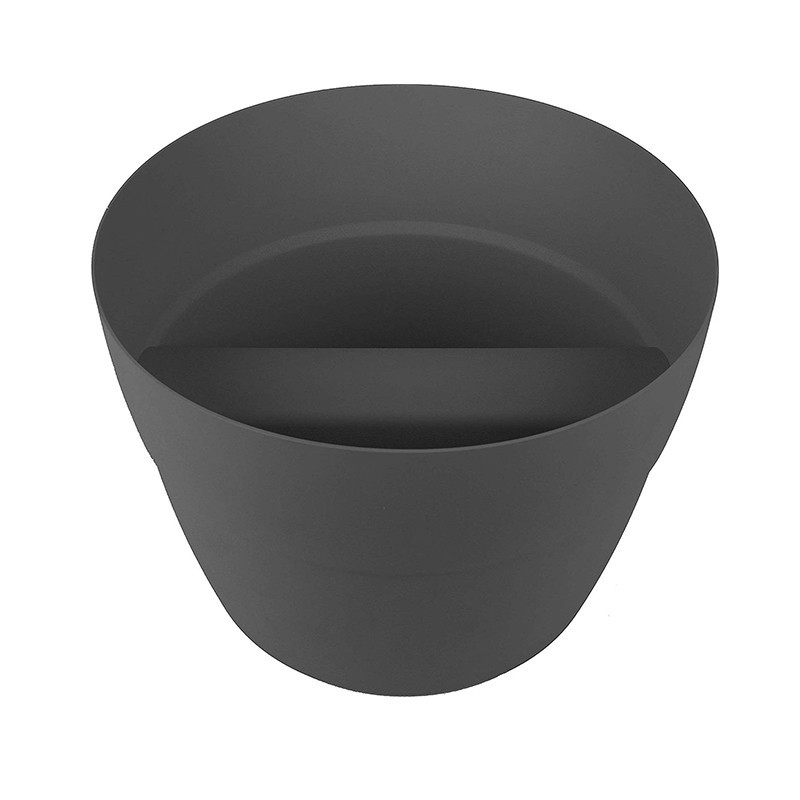 Cavalier Cancun pot - Ø29x20.6cm 8L cinzento antracite - EDA Plástico