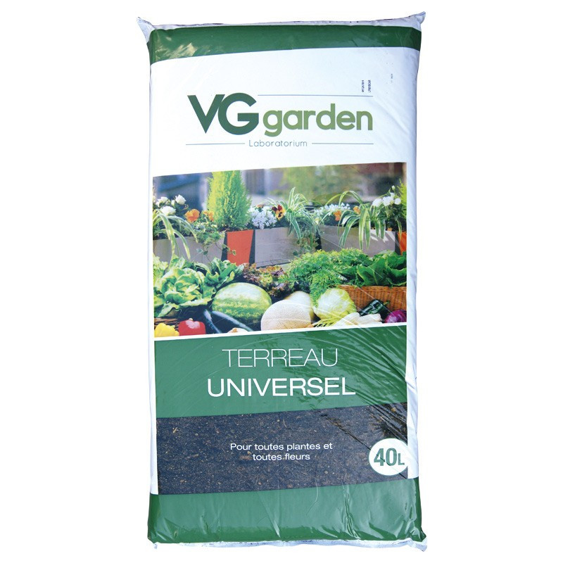 Solo universal para vasos com adubo 40L - VG Garden