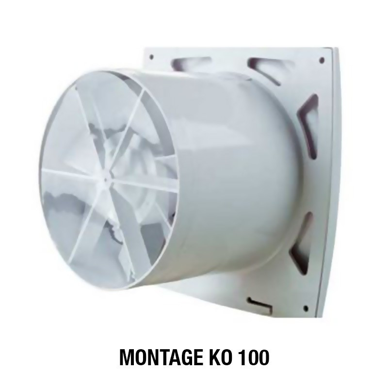 Clapet anti retour KO 100 mm pour les ventilateurs Vents LD Modern et Silenta 