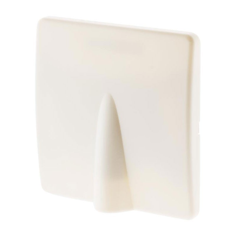 Cable outlet plate 16A white + clamps Diwone