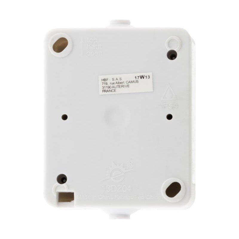 Mini surface mounted double toggle switch mini IP54 light grey v2