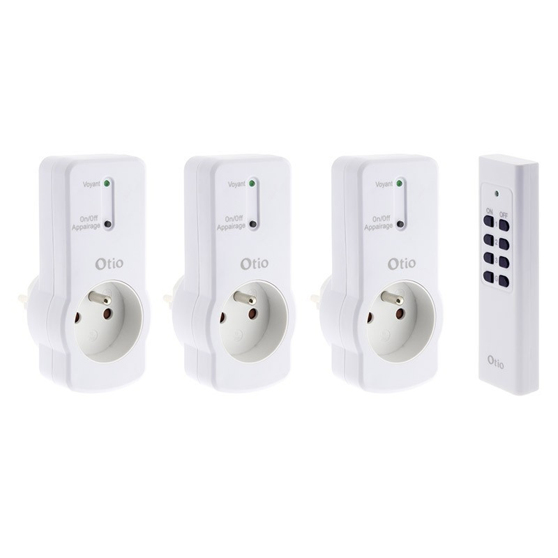 PACK 3 SOCKETS + REMOTE CONTROL OTIO