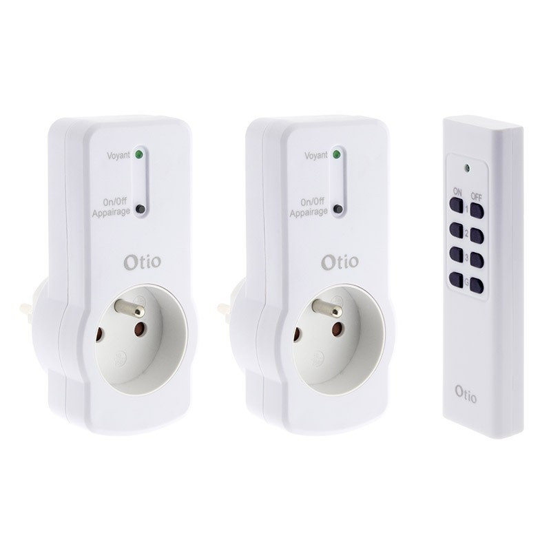 PACK 2 SOCKETS + REMOTE CONTROL OTIO