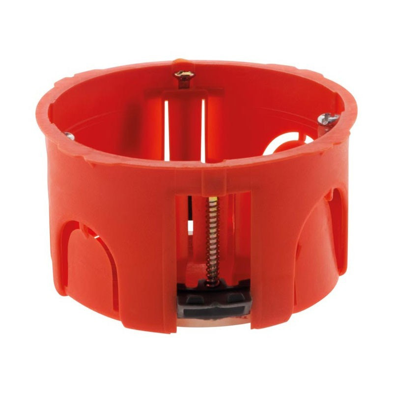 Round box D.65 P.40mm with placo screws + claws