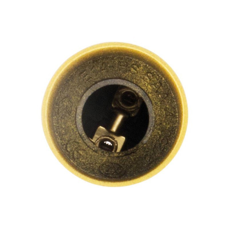 Lampenfassung E14 Thermoplast Gold Ring B.A Schraube