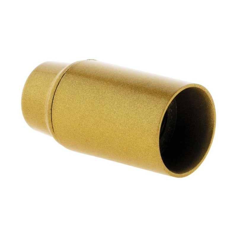 Thermoplastic E14 socket gold plated ring B.A screw