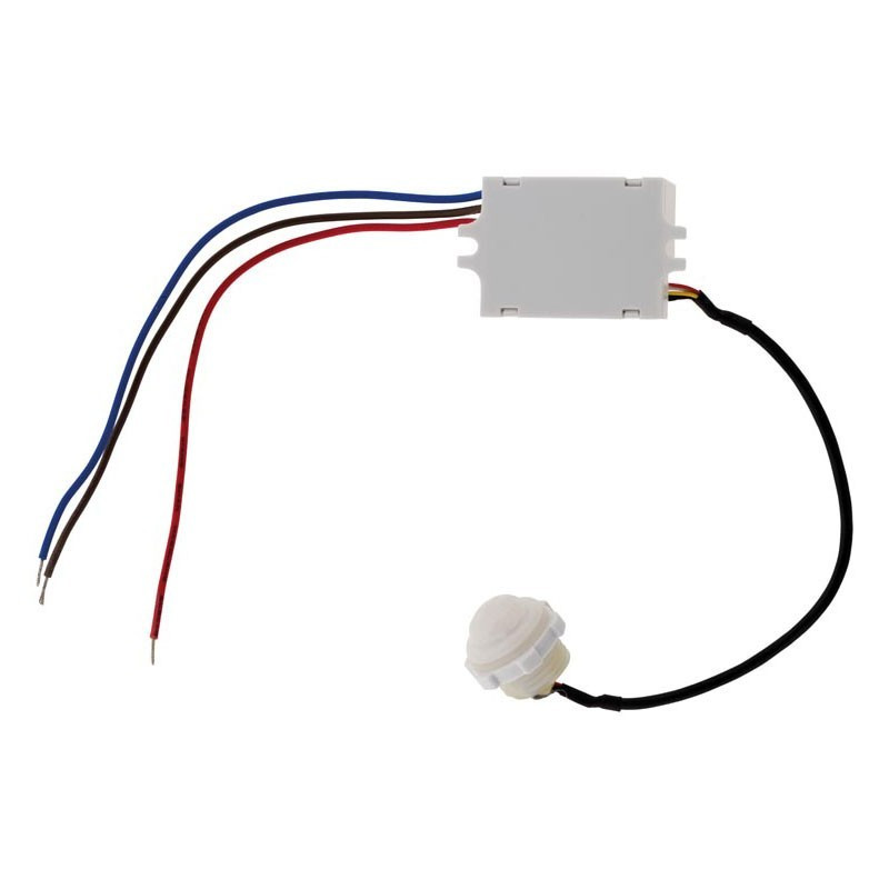 Mini detector de montagem embutida branco Elexity