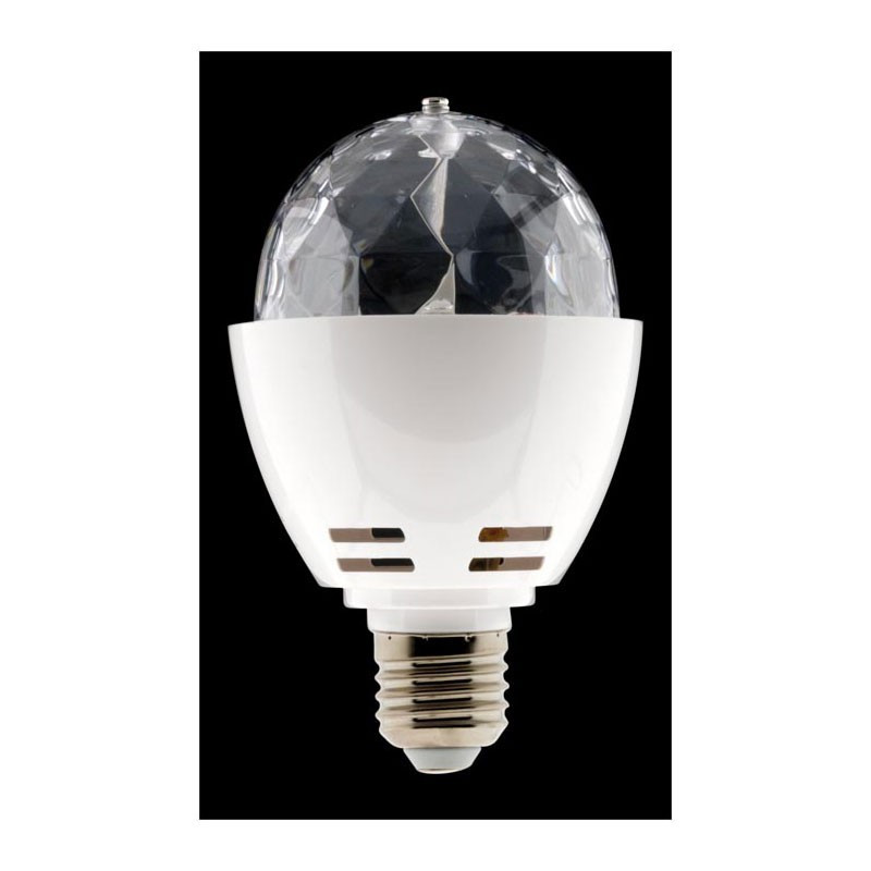 3W E27 RGB LED bulb for disco light