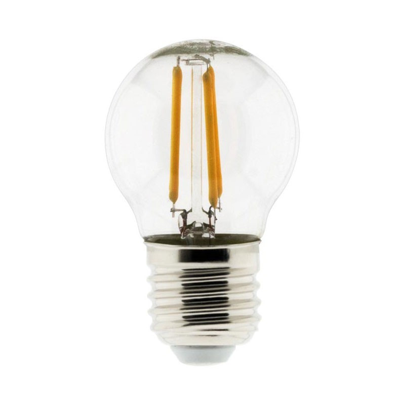 Ampoule led filament sphére 4W E27 2700K 450 lumens Elexity