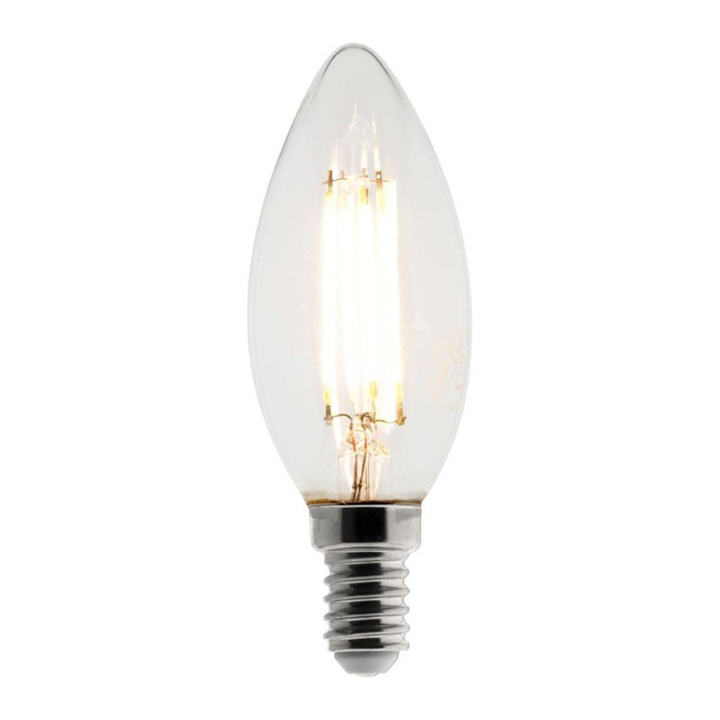 ELEXITY 4W E14 2700K 400 lumen Vlam Filament LED Lamp
