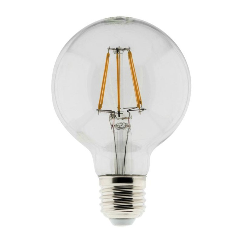 Ampoule led filament globe 6W E27 2700K 810 Lumens ELEXITY