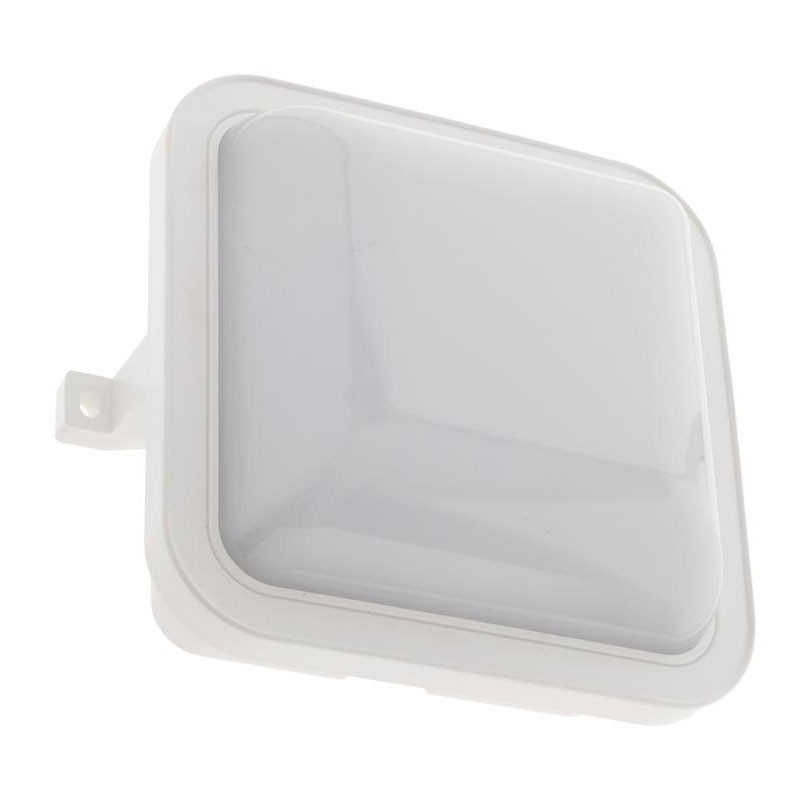 Vierkante led patrijspoort 5.5W 450lm IP44 wit Elexity