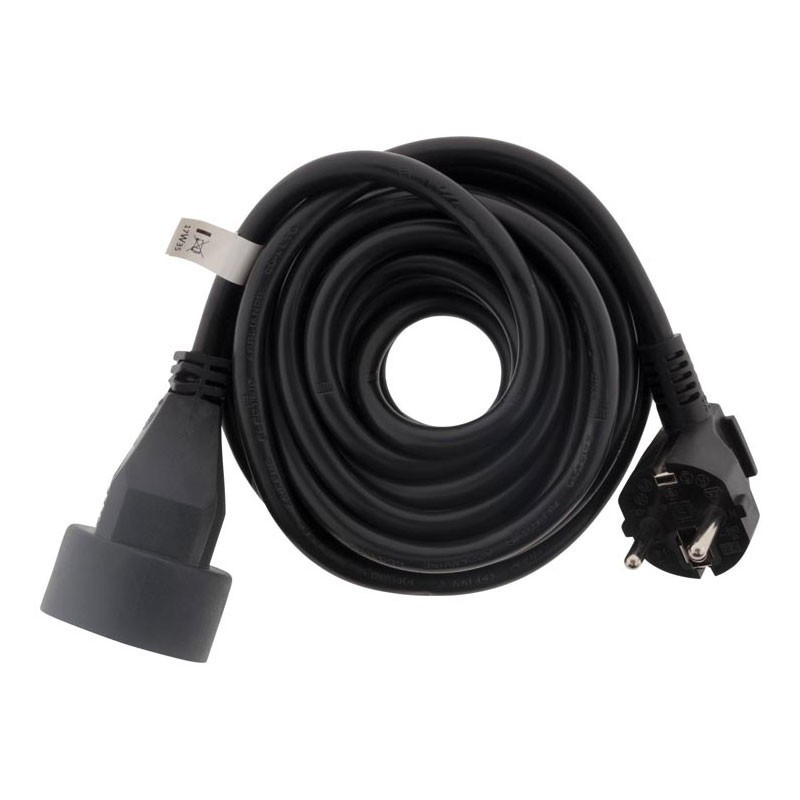 EXTENDER HO5VVF 3 G 1.5mm2 Black 3 M Zenitech