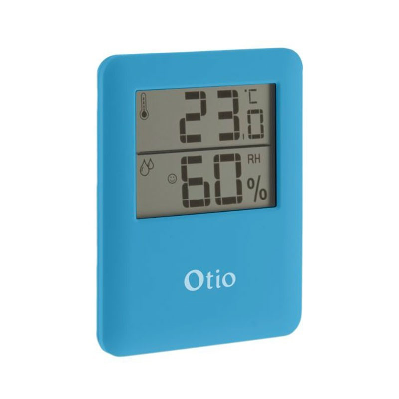 Thermometer Hygrometers blue Otio 65x80mm