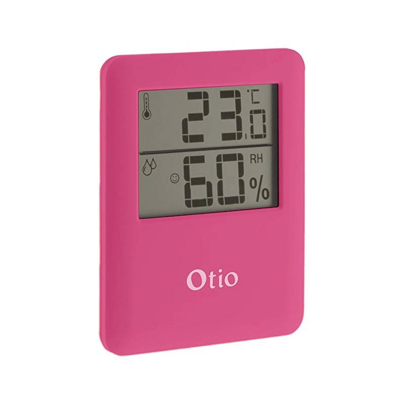 Thermometer Hygrometers pink Otio 65x80mm