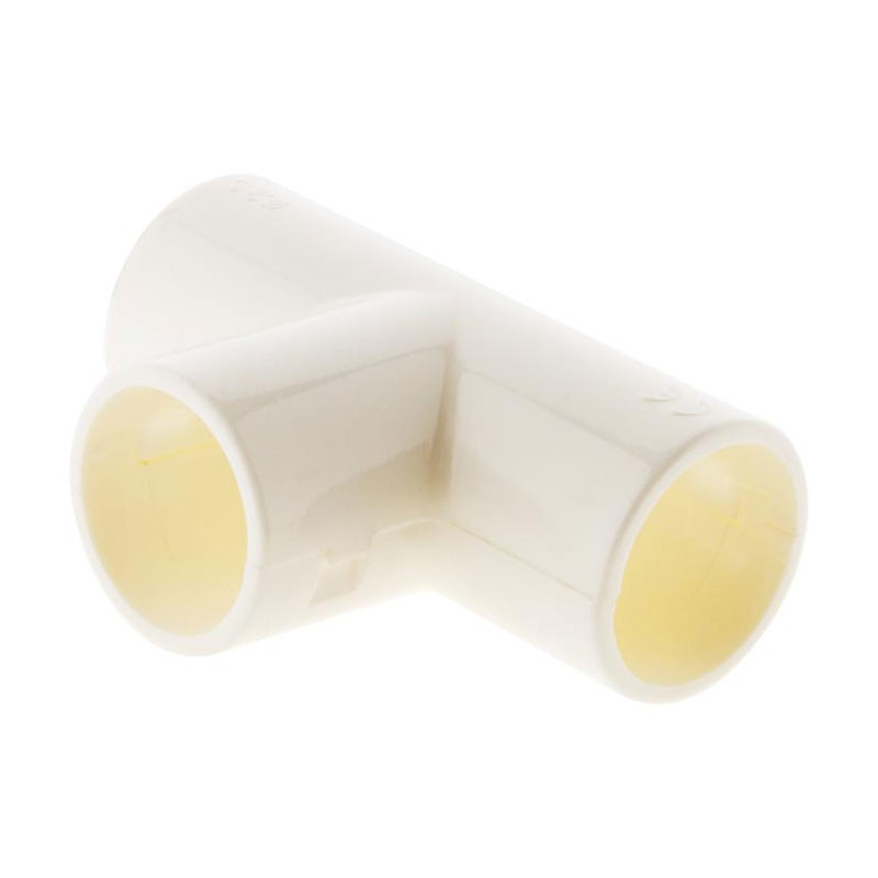 1 TE pour CONDUITS et TUBES IRL D.25MM BLANC ZENITECH