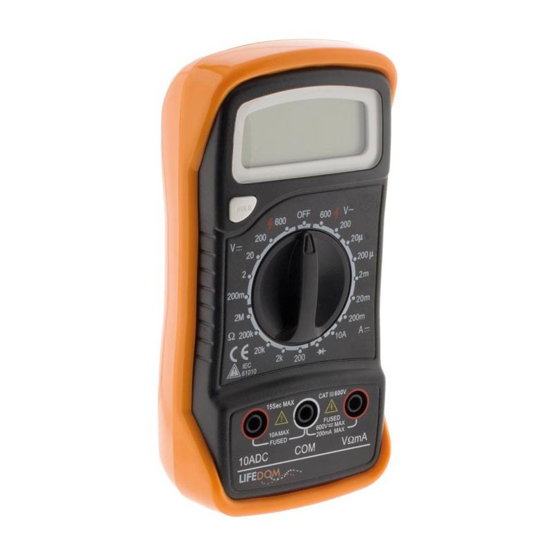 5-function shock-proof multimeter 17 calibres