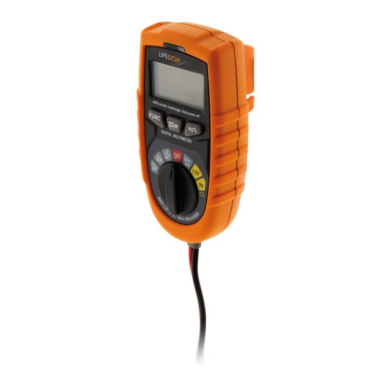 AUTO multímetro digital com detector de corrente e metal
