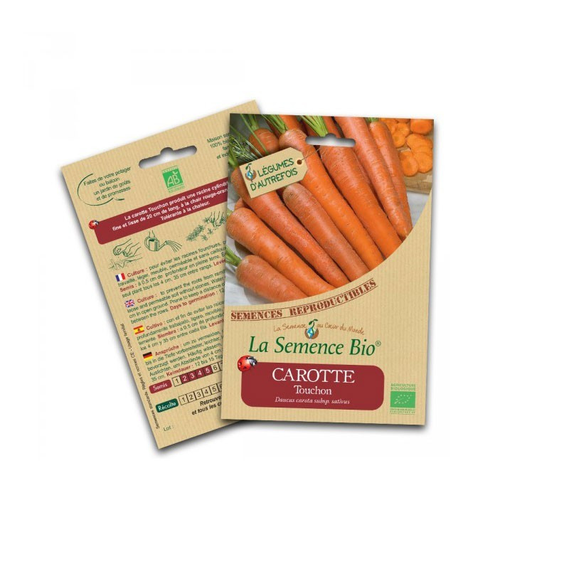 Sementes orgânicas - Carrot touchon - Sementes orgânicas
