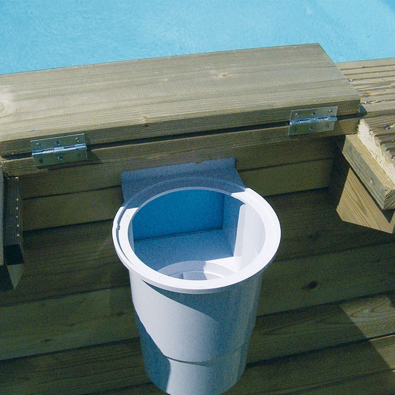 Achteckiger Pool Sunwater 300x490cm - beige Liner - Ubbink (Lieferung: 15 Tage)