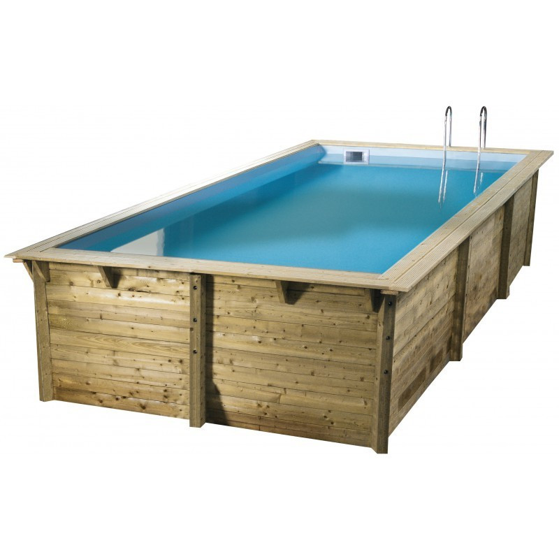 Sunwater rechthoekig zwembad 300x555cm - blauw liner - Ubbink (levering : 15 dagen)