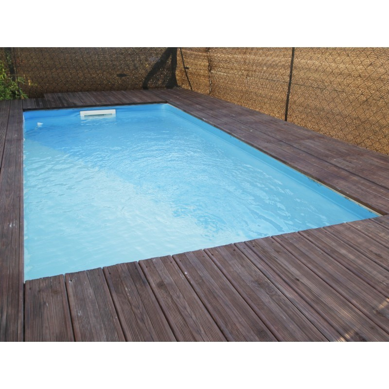 Sunwater rechthoekig zwembad 300x555cm - blauwe liner - Ubbink (levering : 15 dagen)