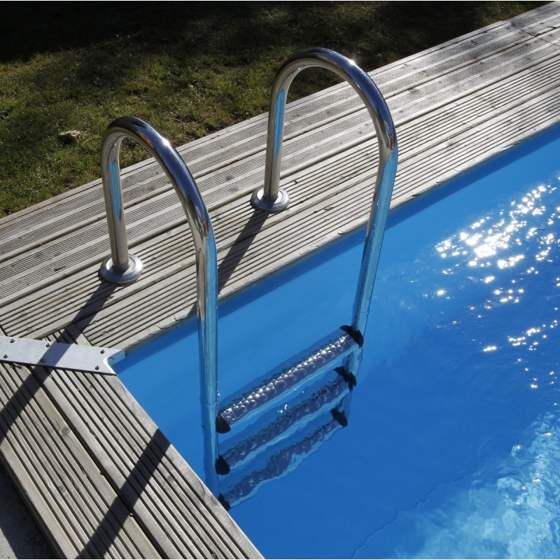 Pool Rechteckig Sunwater 300x555cm - blaue Liner - Ubbink (Lieferung: 15 Tage)