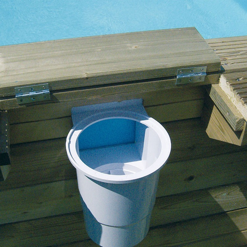 Swimming pool Azura 250x450cm - blue liner - Ubbink (delivery: 15 days)