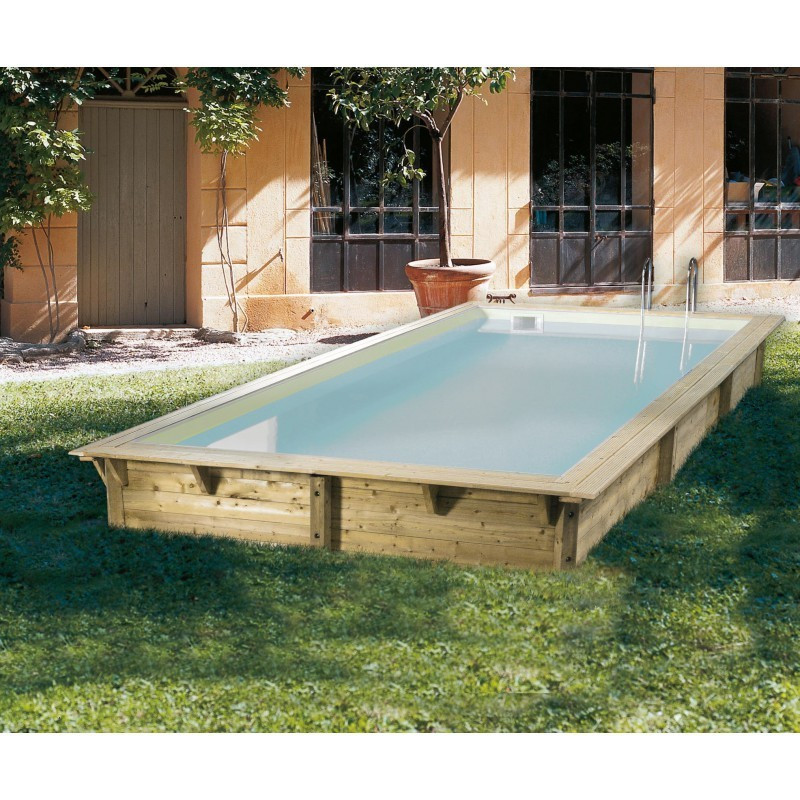 Swimming pool Azura 350x505cm - beige liner - Ubbink (delivery: 15 days)