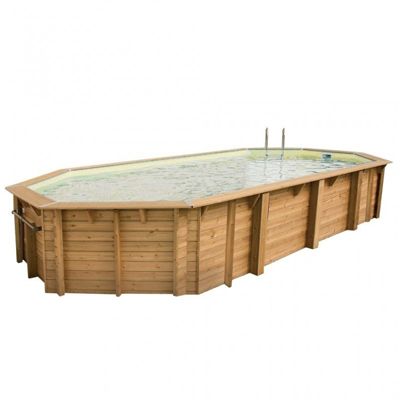 Swimming pool Azura 400x750cm - beige liner - Ubbink (delivery: 15 days)