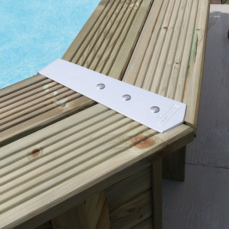 Piscine octogonale Océa ø580cm - liner gris - Ubbink (livraison : 15 jours)