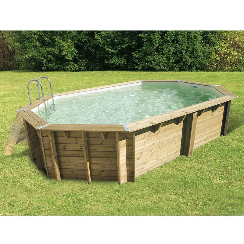Swimming pool Océa 400x610x130cm - beige liner - Ubbink (delivery: 15 days)