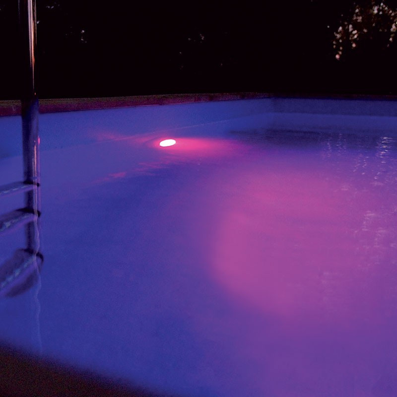Spot LED 406 multicolore piscine avec télécommande - Ubbink (livraison : 15 jours)