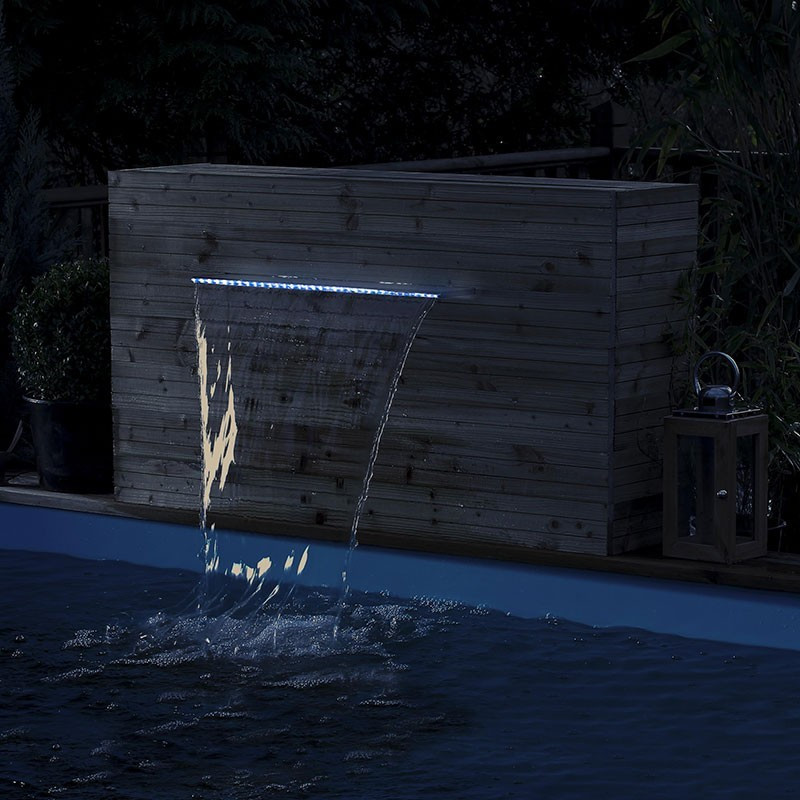 Niagara LED - Acryl 30 - fontana a cascata bianca per piscina Ubbink (consegna : 15 giorni)