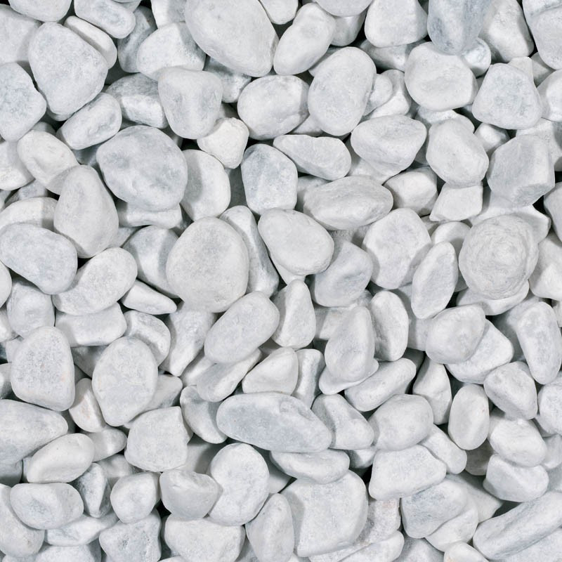 Gravillon Carrara 8-12mm - marbre blanc - 20kg - Michel Oprey & Beisterveld